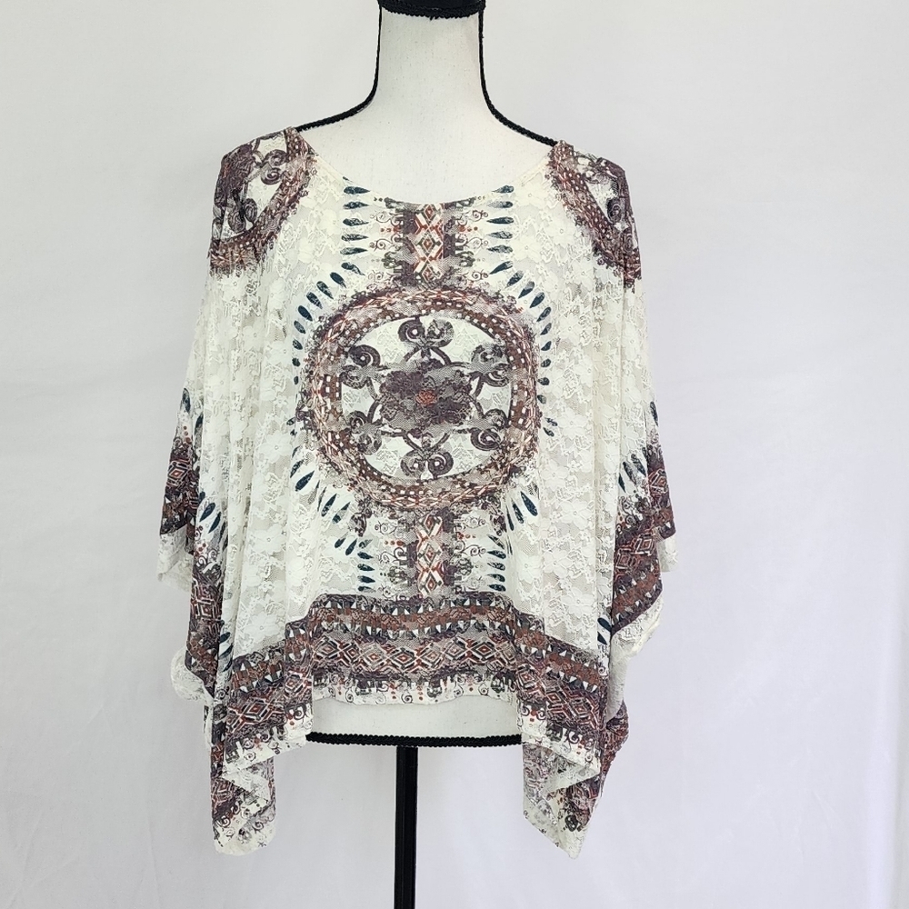 RXB Boho Lace Poncho